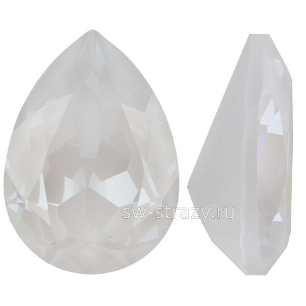 Кристаллы 4320 18x13 mm Crystal Electric White Ignite