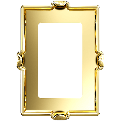 4527/S 14x10 mm Gold Plating