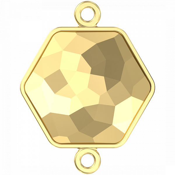 4683/J 7,8x8,7 mm Gold Plating (с двумя ушками)