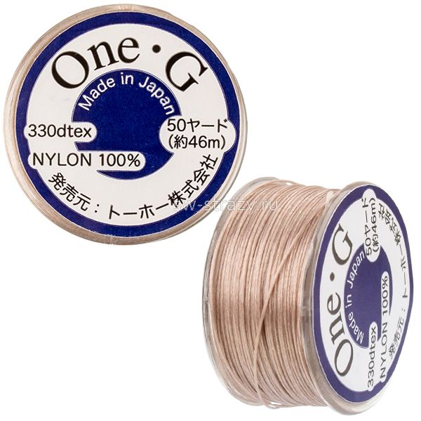 Нитки TOHO One-G Beige 46 m