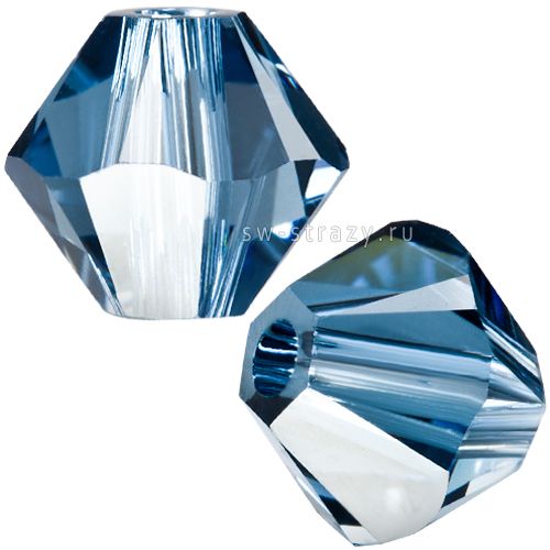 Бусины 5328 6 mm Denim Blue