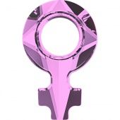 Кристаллы 4876.Прозрачные 18x11,5 mm.Отверстие 5,9 Crystal Antique Pink