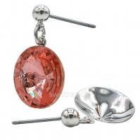 Основа под серьги-гвоздики подвес 1122 14 мм родий SWK0412