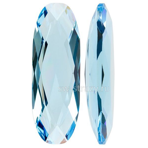 Кристаллы 4161 27x9 mm Aquamarine Unfoiled