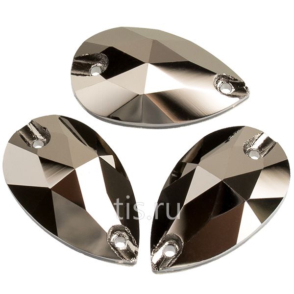 3430 13*22 mm Crystal Jet Metallic