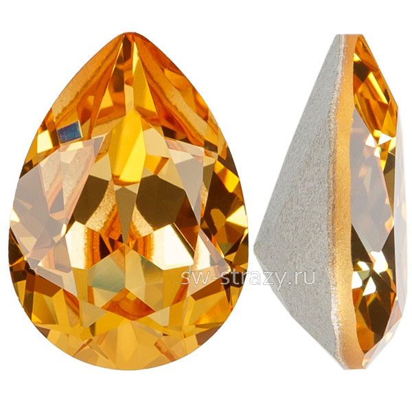 Кристаллы 4320 10x7 mm Golden Topaz