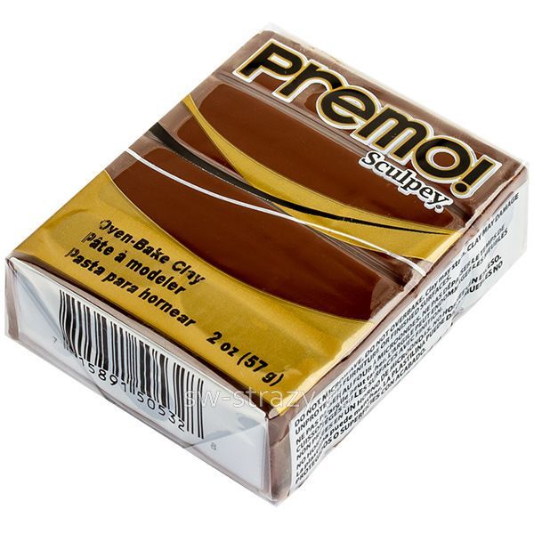 Полимерная глина Premo PE02 57 г темно-коричневый (5053)