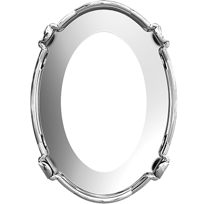 4120/S 6x4 mm 3PH20H Rhodium Plating