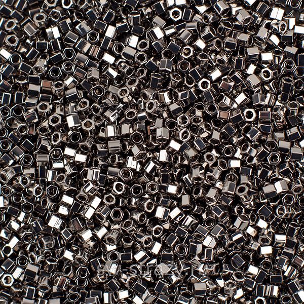 Delica Hexagon 15/0 0021 Steel