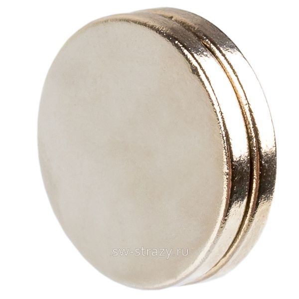 Магниты неодимовые 20х1,5 мм круглые (комплект 2 шт)