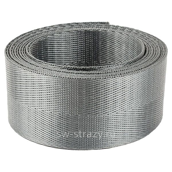 Стропа 38 мм Елочка серая