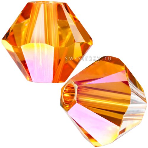 Бусины 5328 4 mm Crystal Astral Pink