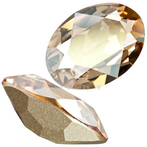 Кристаллы 4120 4x2,7 mm Crystal Golden Shadow