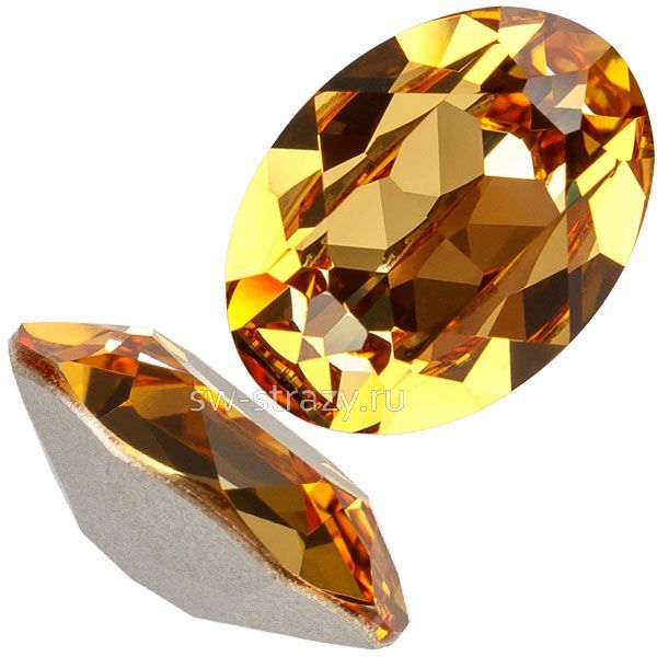 Кристаллы 4120 18x13 mm Golden Topaz