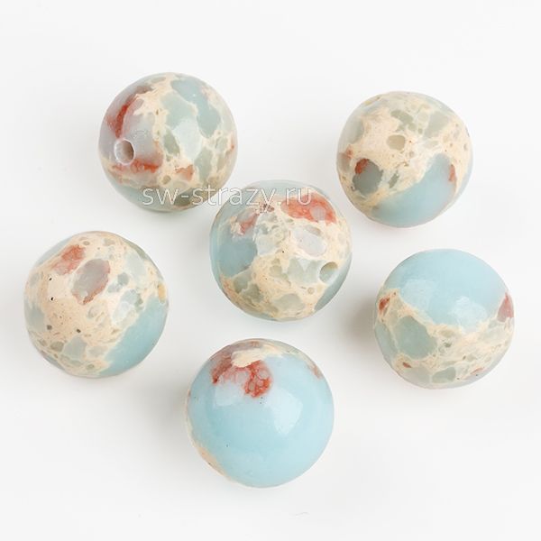 Бусина имитация варисцита 6 мм