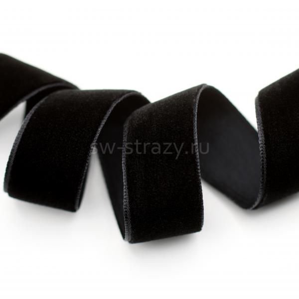 Лента бархатная VR-12 12 мм черная