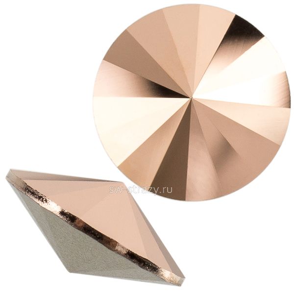 Риволи 1122 12 mm Crystal Rose Gold F