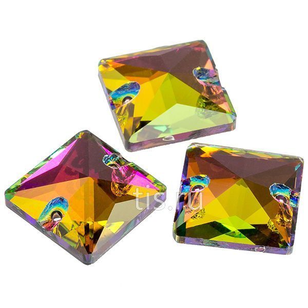 3687 14*14 mm Crystal Vitrail Medium