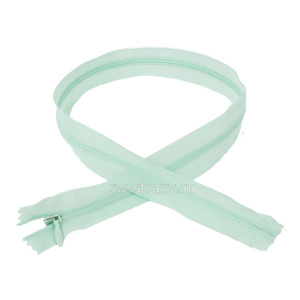 Молния потайная н\р мятный F199 50 см