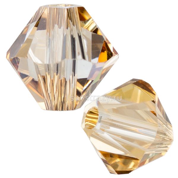 Бусины 5328 3 mm Crystal Golden Shadow