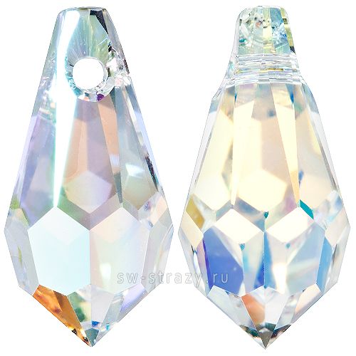 Кулоны 6000 15x7,5 mm Crystal AB