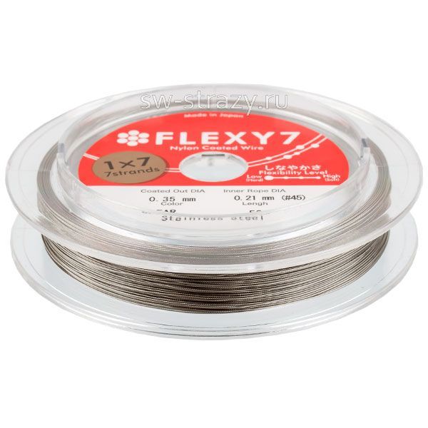 Тросик ювелирный FLEXY 7  CLEAR 0.35 мм