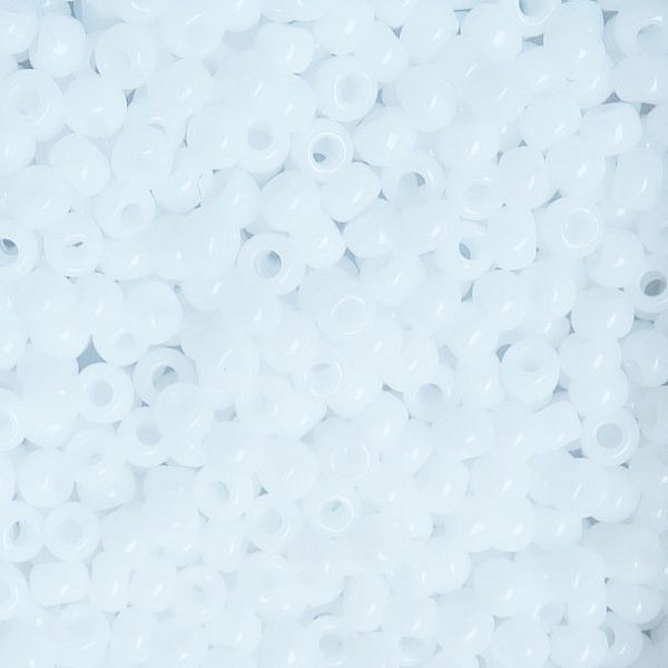 Бисер круглый 15/0 #0041 Непрозрачный, белый