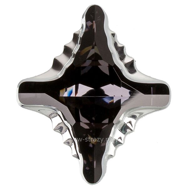 Кристаллы 4927 19x17 mm Graphite Light Chrome