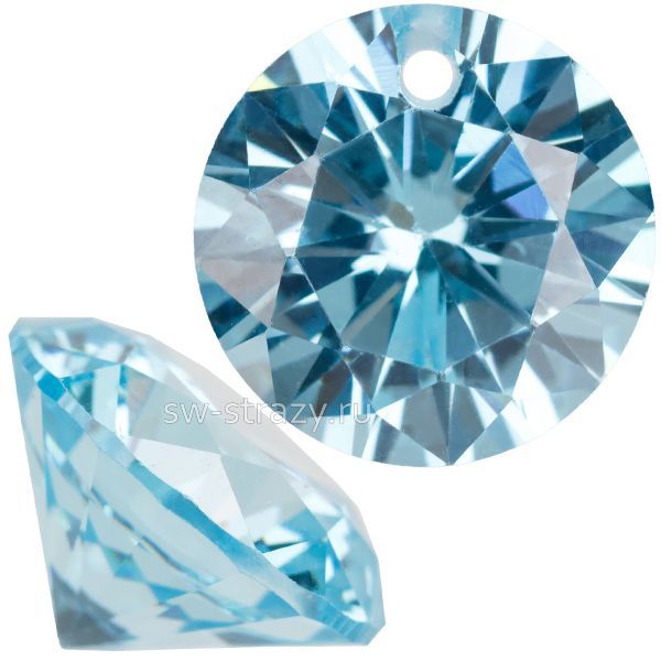 Подвеска циркон 4 мм Aquamarine