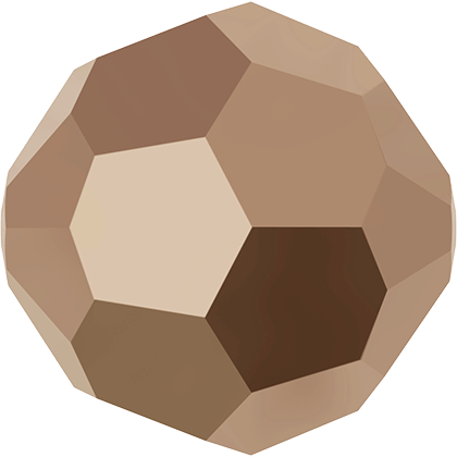 Бусины 5000 6 mm Crystal Rose Gold