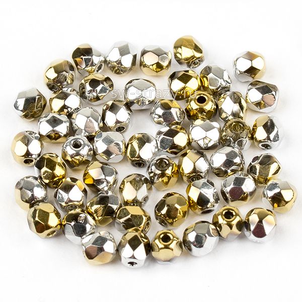 Бусины граненые Firepolished 3 мм California Silve (00030-98550)