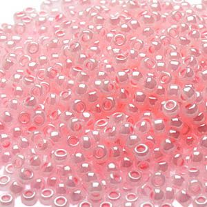 Бисер круглый 11/0 #0145 Цейлон, нежно-розовый