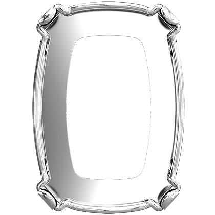 4565/S 18x13 mm 1PH20H Rhodium Plating