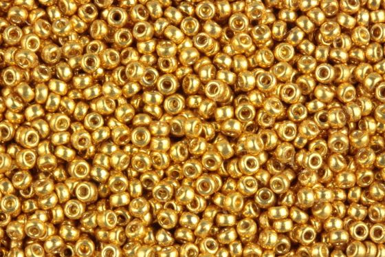 Seedbead Miyuki 11/0 4202 Duracoat Galvanized Gold