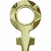 Кристаллы 4876.Прозрачные 30x19 mm.Отверстие 9,7 Crystal Golden Shadow