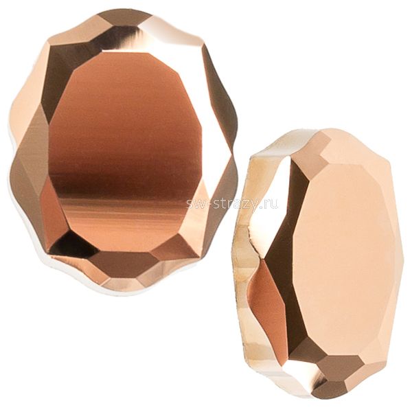 Кристаллы 4142 18x14 mm Crystal Rose Gold