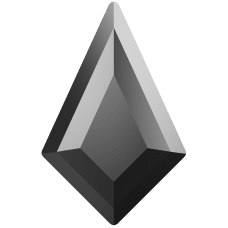 2771 8.6x5,6 mm Jet Hematite F