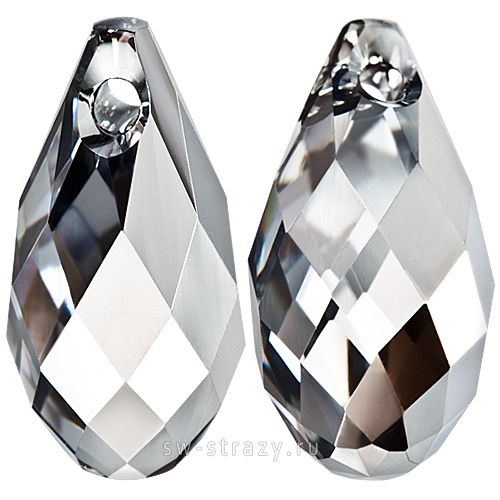 Кулоны 6010 13x6,5 mm Crystal Light Chrome