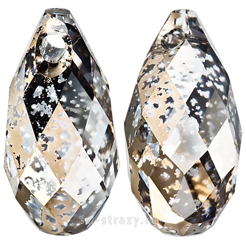 Кулоны 6010 13x6,5 mm Crystal Gold Patina