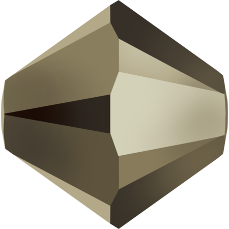 Бусины 5328 3 mm Crystal Metallic Light Gold2X