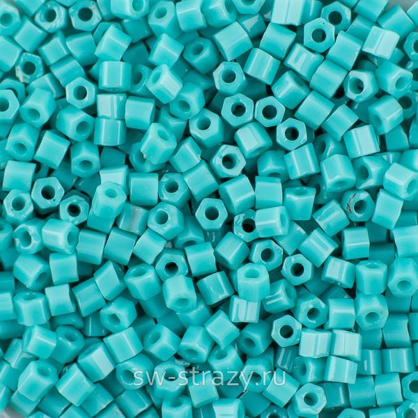Шестиугольный 11/0 #0055 Бирюзовый