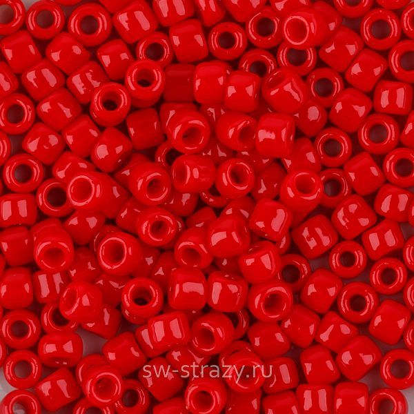 Бисер круглый 8/0 #0045 Непрозрачный, красный перец