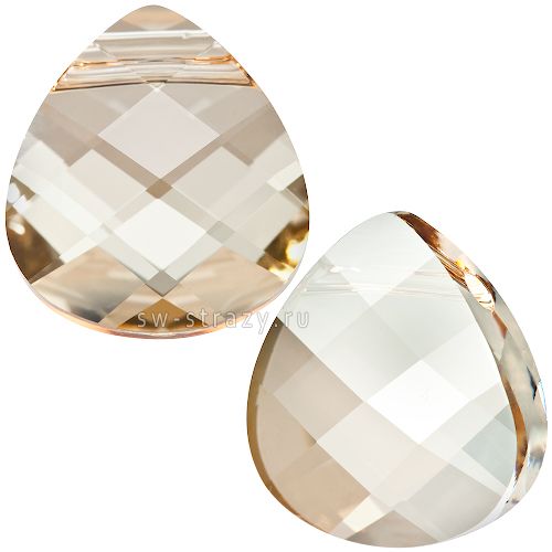 Кулоны 6012 15,4x14 mm Crystal Golden Shadow
