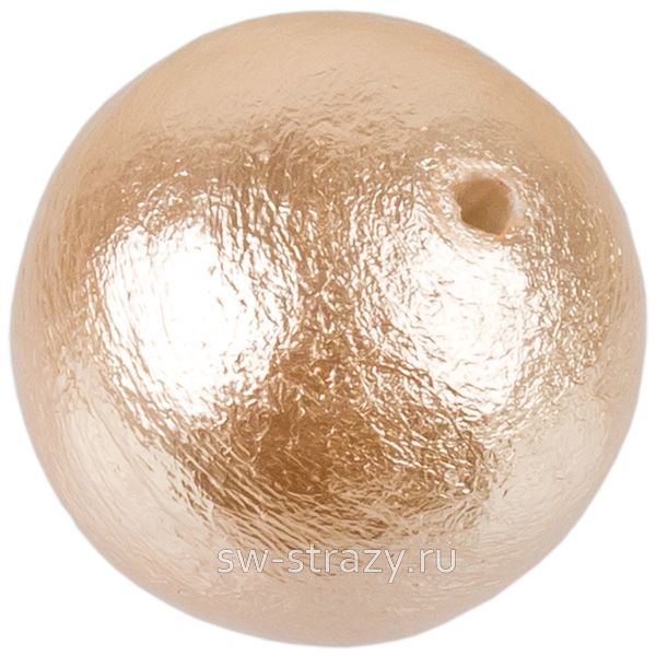 Жемчуг хлопковый 12 мм розовый