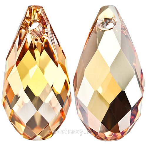 Кулоны 6010 11x5,5 mm Crystal Metallic Sunshine