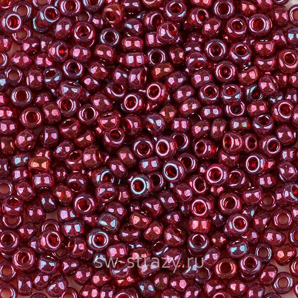 Seedbead Miyuki 11/0 313 Cranberry Gold Luster