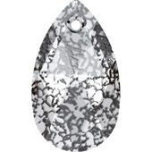 Кулоны 6106 22 mm Crystal Black Patina