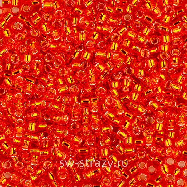 Бисер Treasures 11/0 #0025 Темно-оранжевый