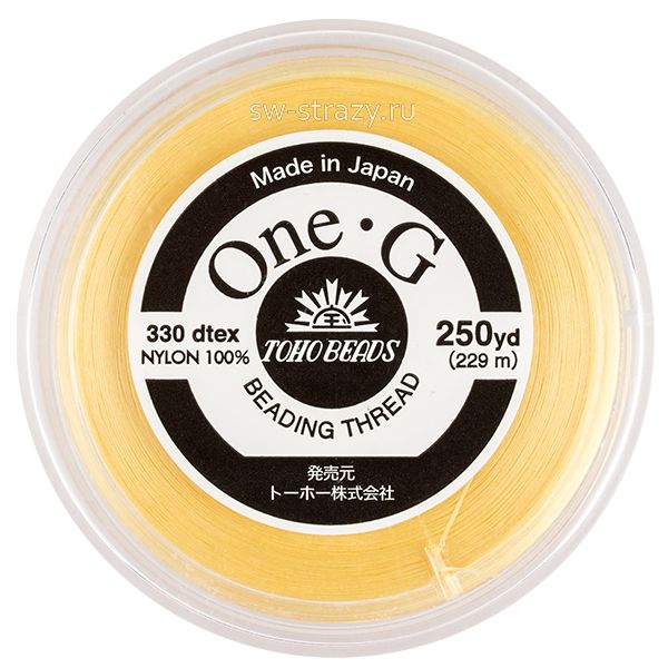 Нитки TOHO One-G Beige 229 m