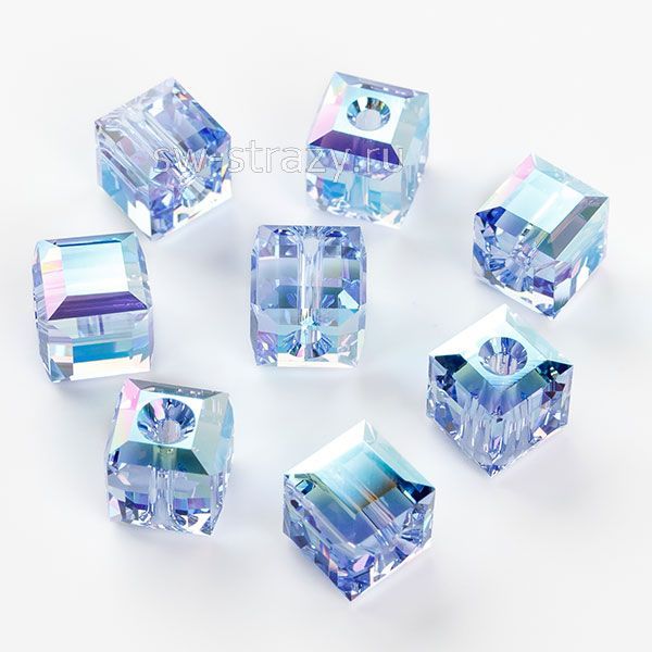 Бусины 5601 6 mm Light Sapphire AB